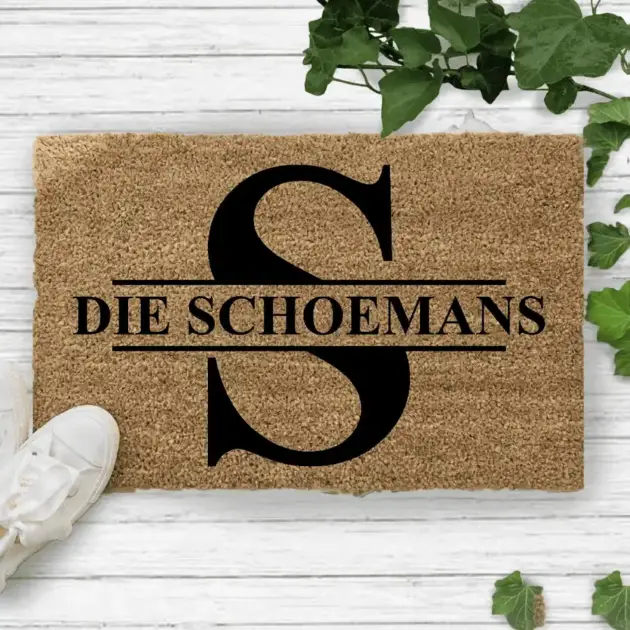 Custom Family Coir Doormat