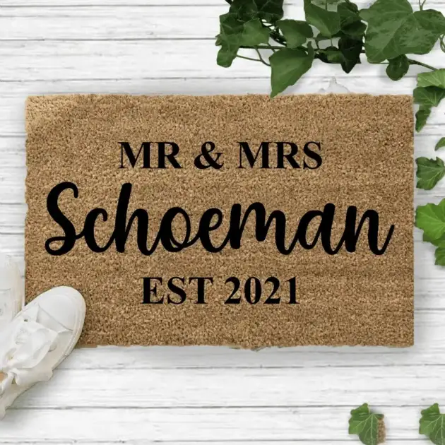 Custom Family Coir Doormat