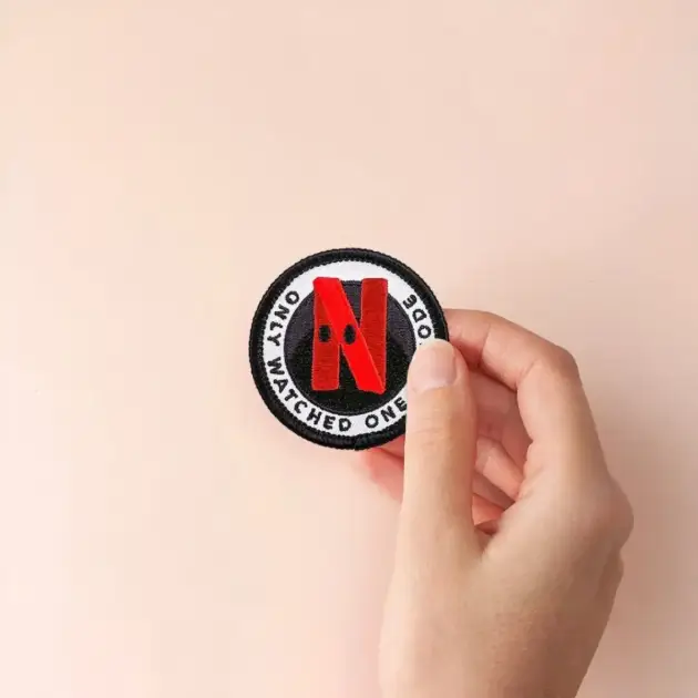 Adulting Merit Badge Embroidered Iron-On Patch (Only Watched One Episode)