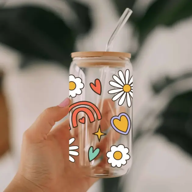 Groovy Glass Can Libbey 475ml - Kawaii Labs 1